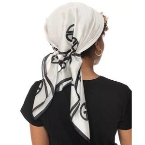 Giani Bernini Signature Logo Silk Square Scarf